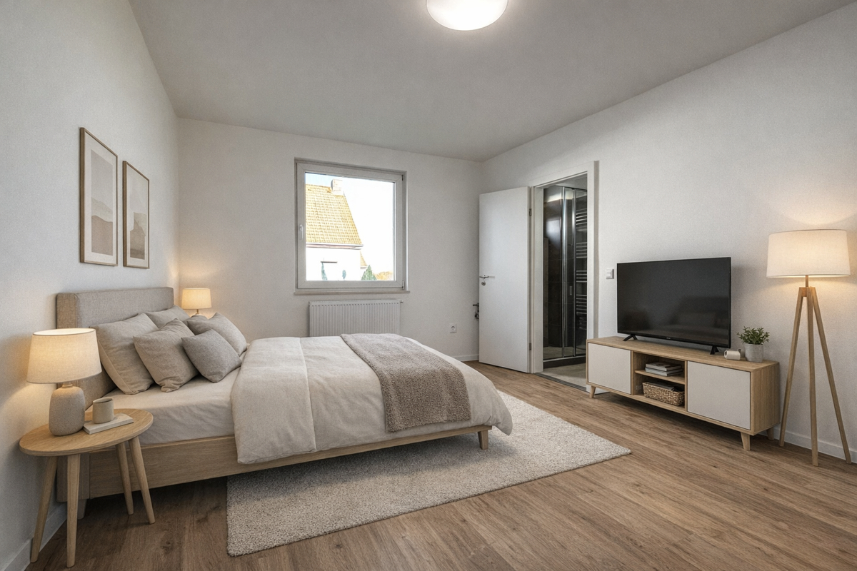 Schlafzimmer Möblierungsvorschlag