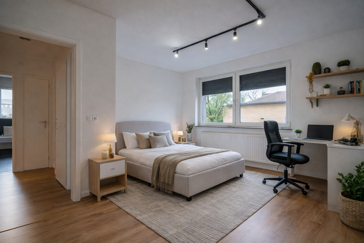 Schlafzimmer 1 Möblierungsvorschlag