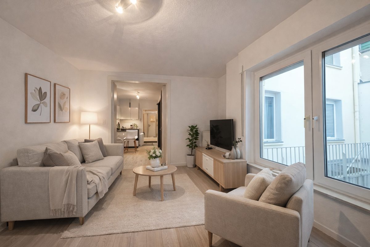 Immobilienangebot - Aachen - Alle - Frisch modernisierte 1-Zimmer-Wohnung
