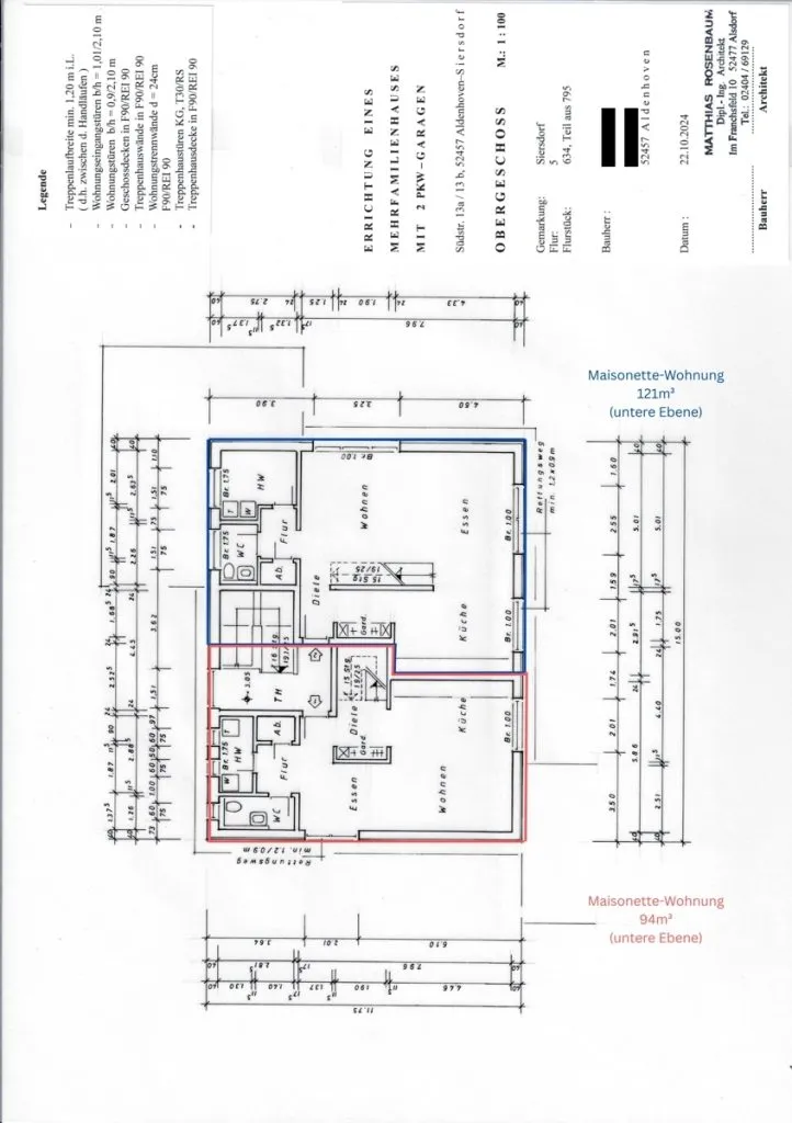 Immobilienangebot - Siersdorf - Alle - Exklusiver Neubau in Siersdorf – Stilvolle Maisonette-Wohnung mit Loggia