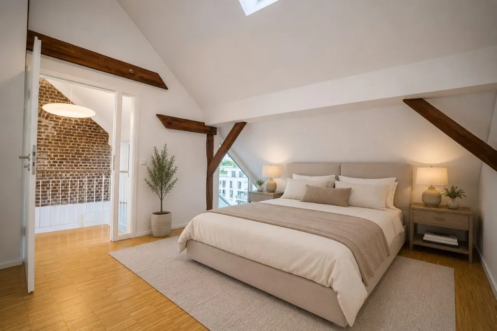 Immobilienangebot - Aachen / Laurensberg - Alle - Exklusives, saniertes Penthouse mit großer Dachterrasse und Einbauküche