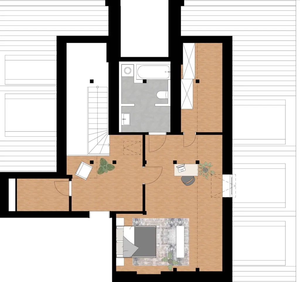 Immobilienangebot - Aachen / Laurensberg - Alle - Exklusives, saniertes Penthouse mit Wintergarten und Einbauküche