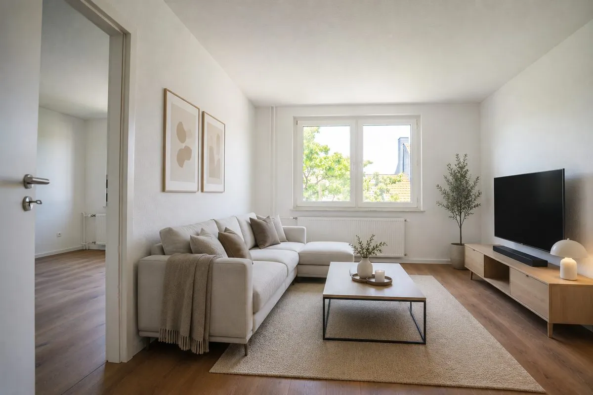Immobilienangebot - Aachen / Forst - Alle - Stilvoll sanierte 2-Zimmer-Wohnung mit großzügiger Wohnküche