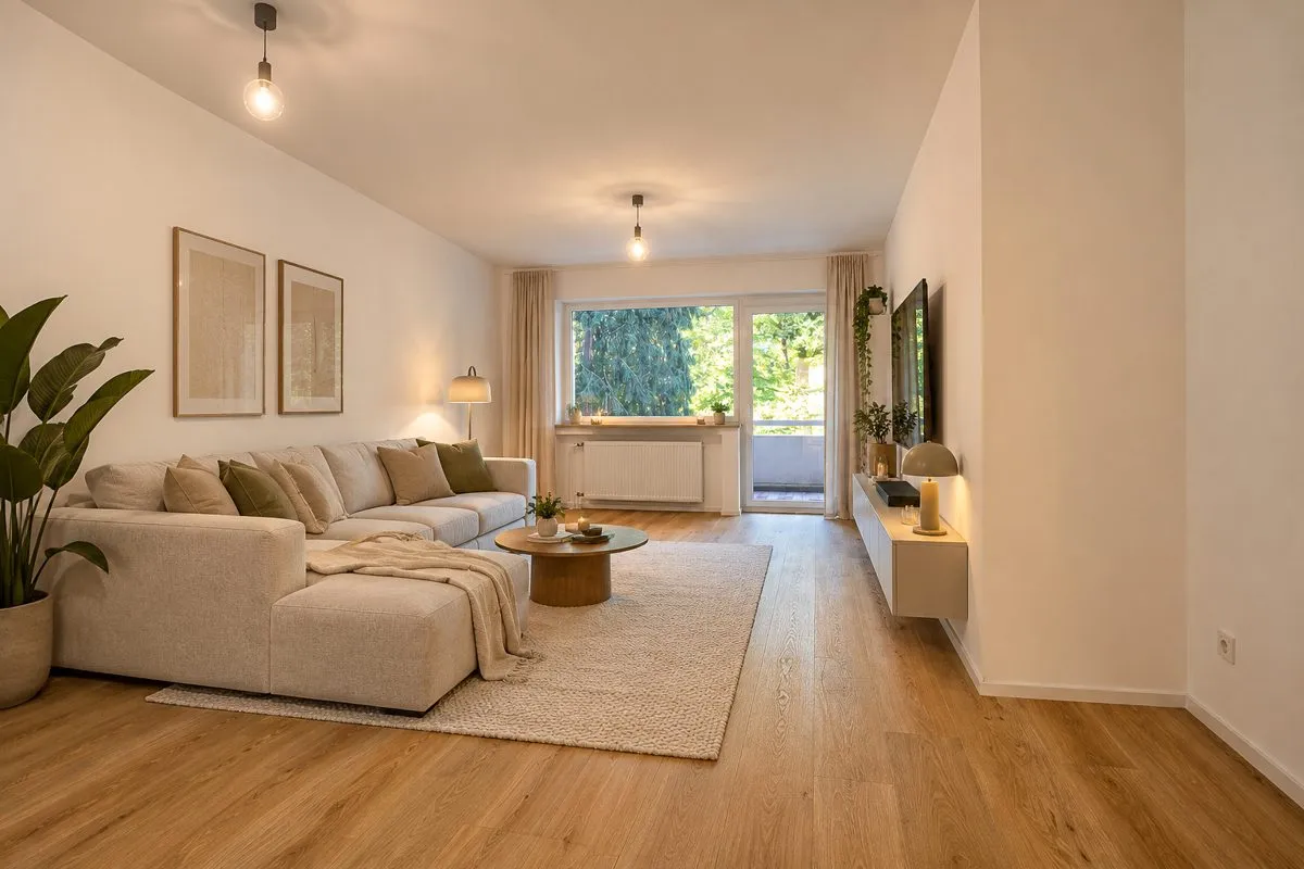 Immobilienangebot - Aachen / Laurensberg - Alle - Erstbezug nach Kernsanierung – 2-Zimmer-Wohnung mit Balkon in Laurensberg